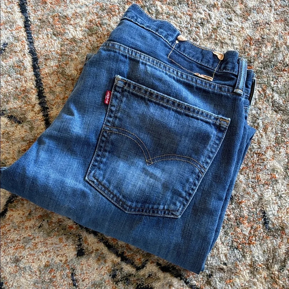 Levi’s 513 Slim Straight Jeans Men’s 36x32 Medium Wash Denim